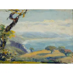 Untitled by William Posey Silva, oil on board, sold Jun 2025