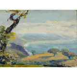 Untitled by William Posey Silva, oil on board, sold Jun 2025