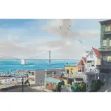 Union Street View by James March Phillips, watercolor, sold Jun 2025