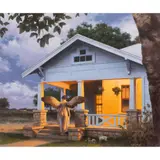 A Summer Evening Breeze" from "Witching Hour Series by Sam Yeates, 2002, oil on board, sold Jun 2025
