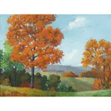 Autumn Landscape by Maurice Braun, oil on board, sold Jun 2025