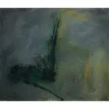 Green by Tom Lieber, 1983, acrylic on canvas, sold Jun 2025