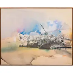 Untitled by Chuang Che, Oil on canvas, sold Jun 2025