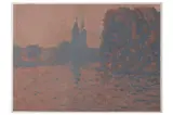 Untitled by Bernard Myers, oil on paper, offered Nov 2021