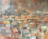 Untitled by Bernard Myers, oil on canvas, offered Nov 2021
