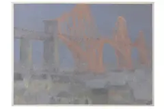Untitled by Bernard Myers, oil on paper, offered Nov 2021