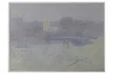 Untitled by Bernard Myers, oil on paper, offered Nov 2021