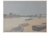 Untitled by Bernard Myers, oil on paper, offered Nov 2021