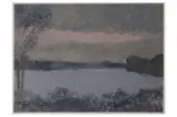 Untitled by Bernard Myers, oil on paper, offered Nov 2021