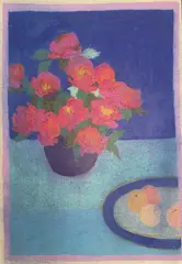 Untitled by Bernard Myers, pastel on paper, offered Nov 2021