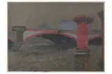 Untitled by Bernard Myers, oil on paper, offered Nov 2021