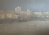 Untitled by Bernard Myers, oil on canvas, offered Nov 2021
