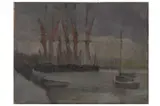 Untitled by Bernard Myers, oil on canvas, offered Nov 2021