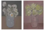 Untitled by Bernard Myers, oil on paper, offered Nov 2021
