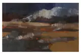 Untitled by Bernard Myers, oil on paper, offered Nov 2021
