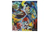 Untitled by Finn Pedersen, oil on canvas, offered Nov 2021