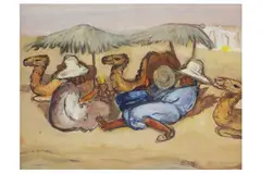 Untitled by Marie-Louise von Motesiczky, oil on canvas, offered Nov 2021