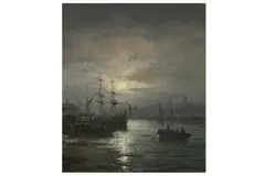 Untitled by Hubert Thornley, oil on canvas, offered Nov 2021