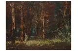 Untitled by Tom Edwin Mostyn, oil on canvas, offered Nov 2021