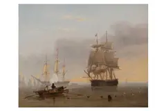 Untitled by James Wilson Carmichael, oil on panel, offered Nov 2021