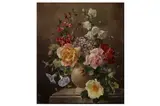Untitled by Harold Clayton, oil on canvas, offered Nov 2021
