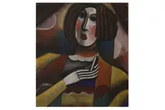 Untitled by Hugo Scheiber, gouache and pastel, offered Nov 2021