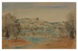 Untitled by Henryk Hayden, watercolour and ink, offered Nov 2021
