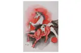 Untitled by M. F. Husain, 2003, watercolour, offered Nov 2021