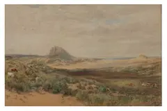 Untitled by Alfred William Hunt, watercolour, offered Nov 2021