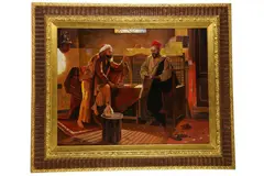 Untitled by Andre de Moller, oil on canvas, offered Nov 2021