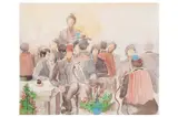 Untitled by Haidar Hamaoui, watercolour, offered Nov 2021