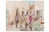 Untitled by Haidar Hamaoui, watercolour, offered Nov 2021