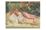 Untitled by Leon Gabriel Coffinieres de Nordeck, watercolour and bodycolour, offered Nov 2021