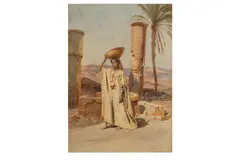Untitled by Carl Werner, watercolour, offered Nov 2021