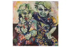 Untitled by Ines Berger, oil on canvas, offered Nov 2021
