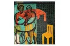 Untitled by Adam Bricusse, acrylic on canvas, offered Nov 2021