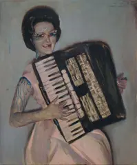 Untitled by Alexander Tinei, oil on canvas, offered Nov 2021