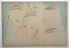 Untitled by Simon Mathers, oil and watercolour, offered Nov 2021