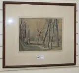 Sedlescombe No.8 by Ernest Alfred Sallis Benney, watercolour, sold Jun 2020