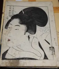 Album of erotic woodblock prints by Kitagawa Utammaro, print (other), sold Jun 2020