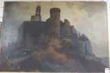Burgenbild by Hans Schulze, oil on board, sold Jun 2020