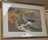 The Lands End by Baragwanath King, gouache and watercolour, sold Jun 2020