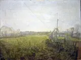 The Old Pumping Station in Haversford West by Maurice Raymond Sheppard, 1979, oil on canvas, offered Jun 2020
