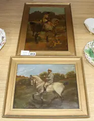Portrait of Sir F.C by Alfred Chantrey Corbould, 1902, oil, sold May 2020