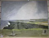 The Seven Sisters by Edward Callam, oil on board, offered May 2020