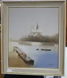 Notre Dame and The Seine, Paris by Anthony Robert Klitz, oil on canvas, offered May 2020