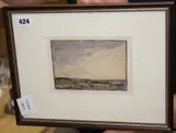 Wensleydale Moor by George Graham, watercolour, offered May 2020