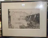 Albi by Frank Brangwyn, etching, sold May 2020