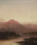 Loch Scenes by Leopold Rivers, oil, sold Apr 2020