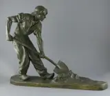 Le Ramasseur de Goemon by Amedeo Gennarelli, bronze, sold Apr 2020